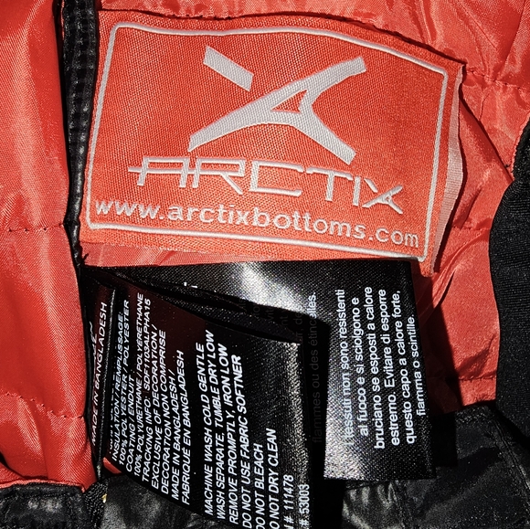 Arctix black puffer mini skirt  small - Picture 2 of 5